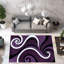 Tapis rose/noir abstrait 3D Mccampbell-37341200
