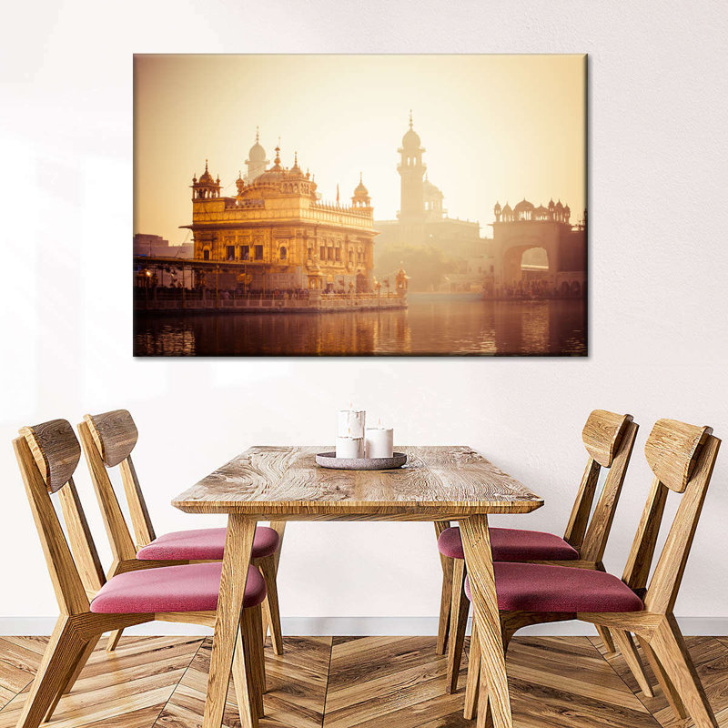 Impression sur toile tendue Harmandir, H 26 po x l 39 po x P 1,25 po