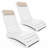 HDPE Patio Chaise Lounge, Waterproof Ergonomic Design with 3-Position Adjustable & Headrest, for Pool, Deck & Beach-94882629
