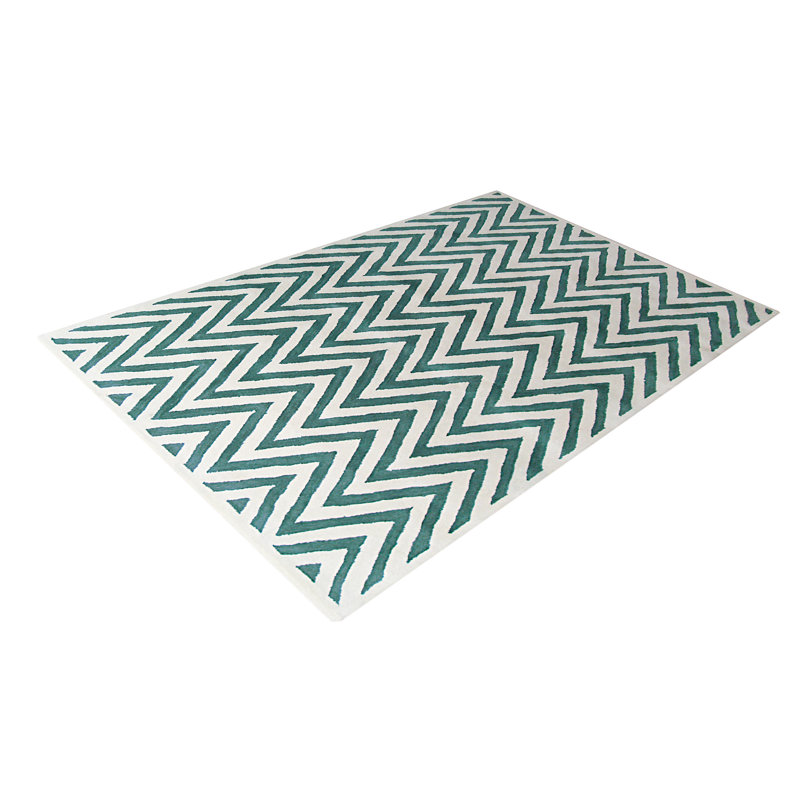 Ziggy Chevron Wool Hand Woven 153cm X 244cm Area Rug