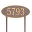 Madison 1-Line Lawn Address Sign-430896479-430896474