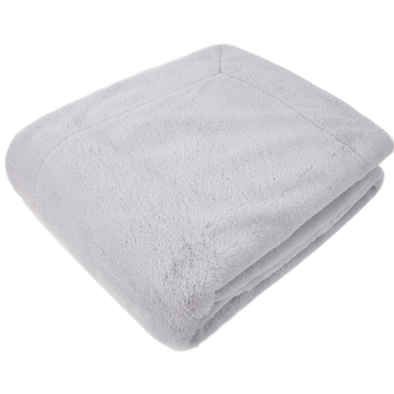Ellanti Throw Blanket, Silver