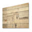 Gros plan sur une porte de grange beige - Bois de grange, art mural sur bois de pin naturel-101401432