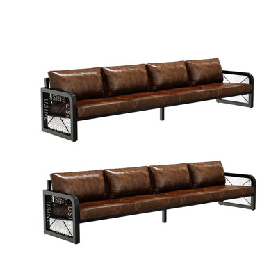 Vintage industrial restaurant bench
