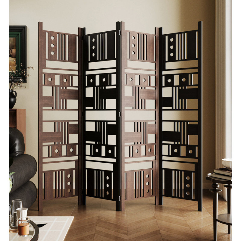 Paravent creux français antique, H 70,87 po x l 78,74 po x P 1,18 po