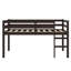 Lit mezzanine en bois avec échelle-1450561988