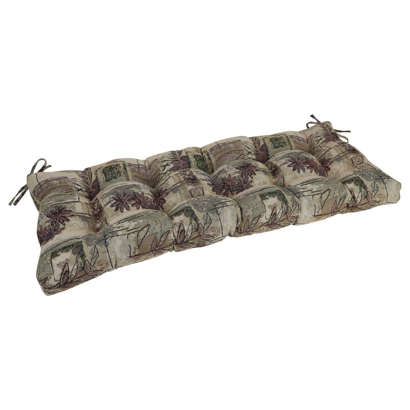 Tufted Tapestry Bench Cushion