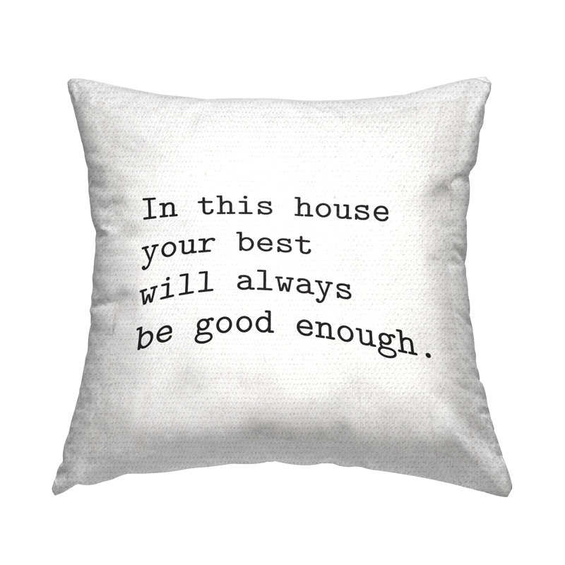 Coussin d'extérieur Best Is Good Enough