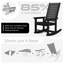 Chaise berçante d'extérieur Plumville-311768945