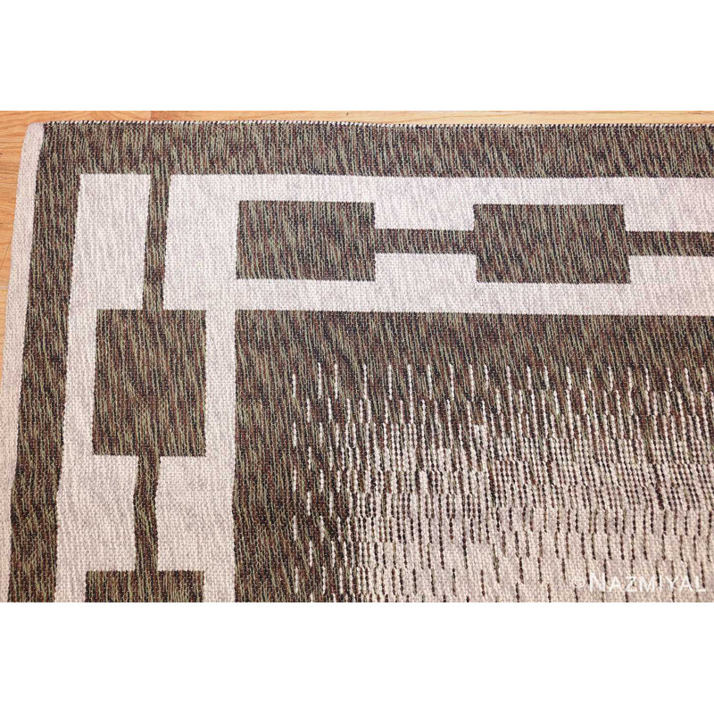 Scandinavian One-of-a-Kind Rectangle 6'3" X 9'5" Area Rug
