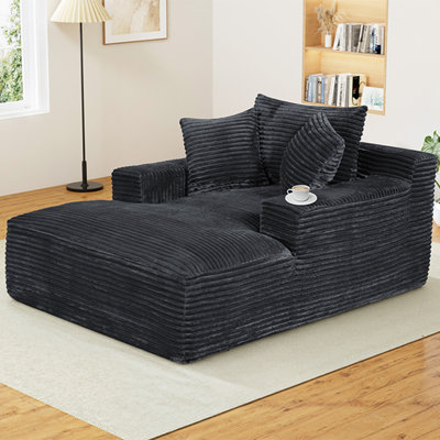 Fauteuil à billes en fausse fourrure