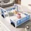 Lit plateforme classique en forme de voiture-938525124-938525123