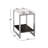 Anyila Marble Top End Table