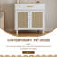 Buffet en bois pour animal de compagnie avec bloc-notes