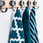 Stripe Jacquard Tea Towel Kitchen Towel-2022139662