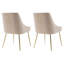 Fauteuil en velours l 21,5 po Koblas-184706857