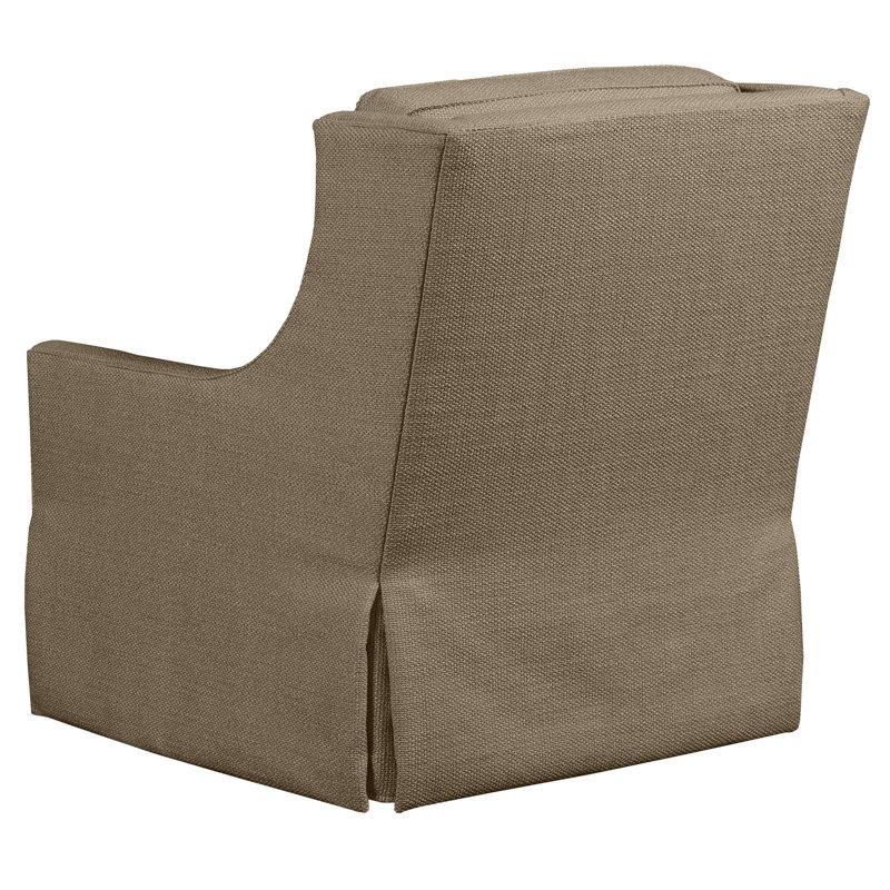 Kimball Swivel Slipcovered Armchair, Barley (8789 07), Swivel