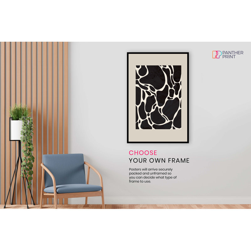Brown and White 1 Piece Wall Art, 61cm H x 41cm W