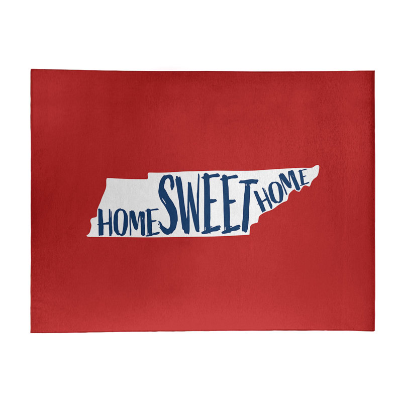 Tapis en poly-chenille tennessee à la maison, Rectangle 8 pi x 10 pi