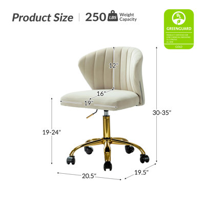 Alice Ergonomic Task Chair with Tufted Back