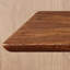 Table de salle à manger rectangulaire en bois massif noyer noir-107660189