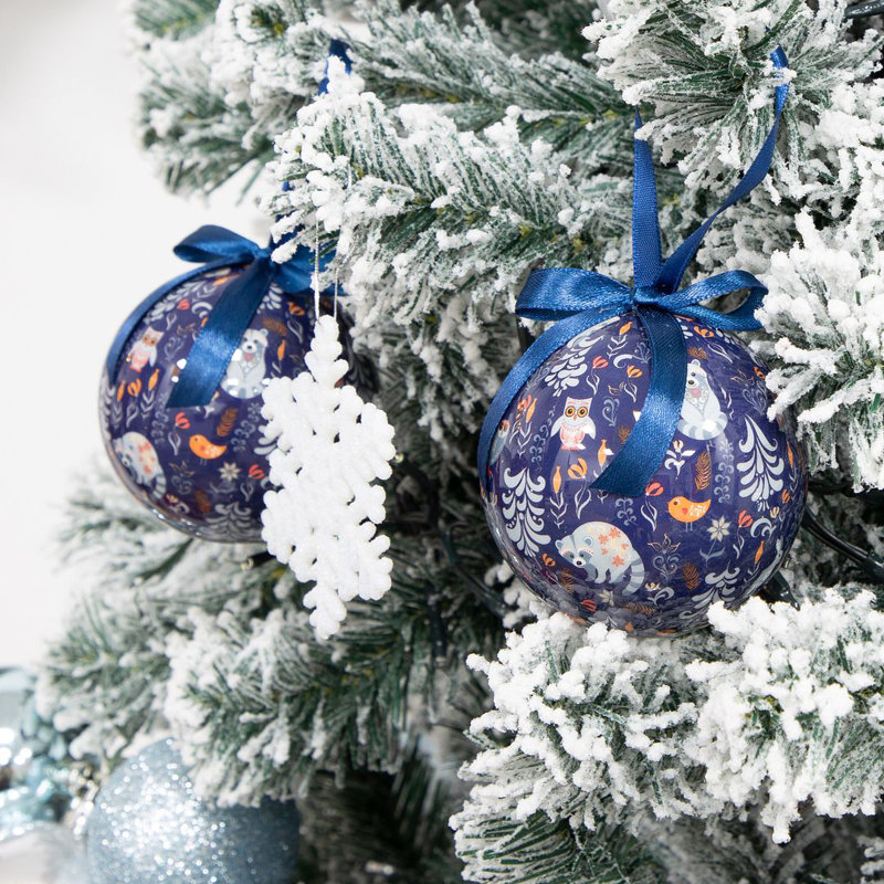 15.5cm Solid Colour Shatterproof Ball Ornament