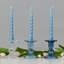 Glass Scalloped Candlesticks-755868917