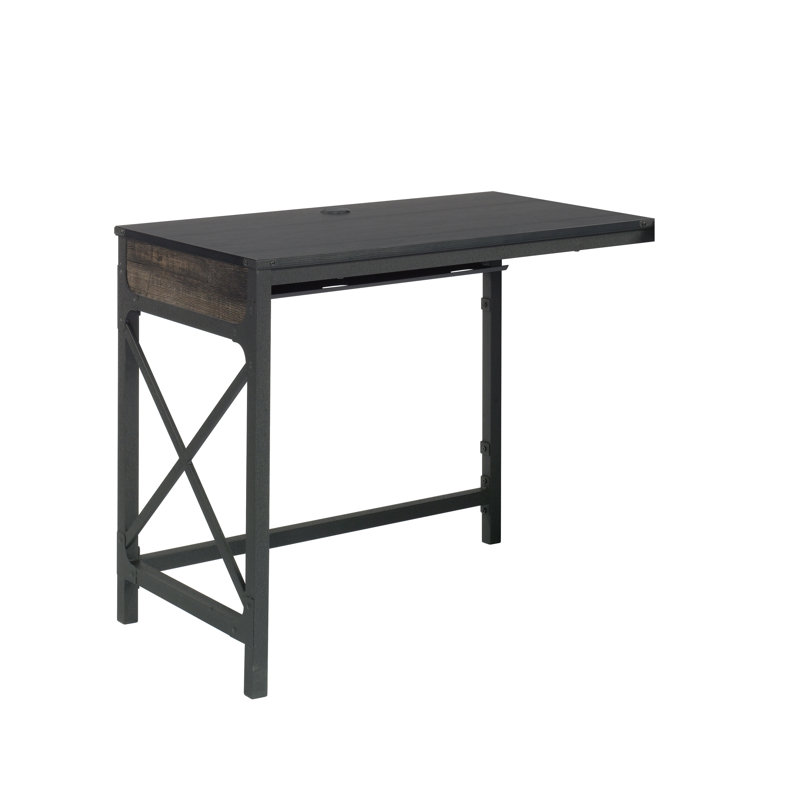 Desk Return 36", Brown finish, Left Hand Return, 29.5" H x 36" W x 20.125" D 