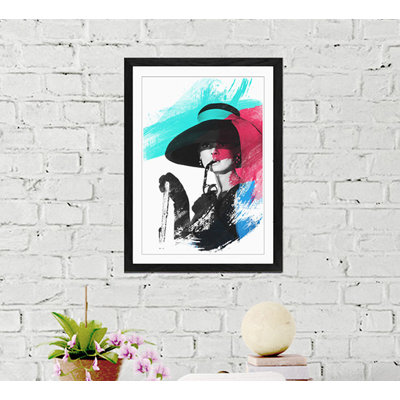 Audrey Hepburn Framed Art - Framed Print