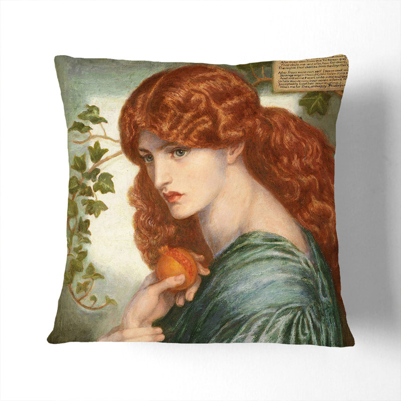 Proserpine Square Throw Cushion, 55cm H x 55cm W x 20cm D, Stone