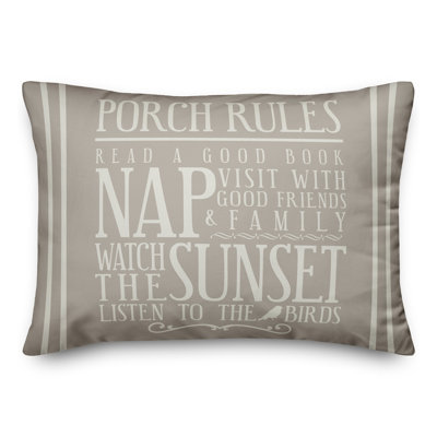 Outdoor Reversible Throw Pillow