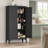 Versatile All-Steel Kitchen Pantry Cabinet With Adjustable Shelving And Secure Magnetic Closure-1159007043
