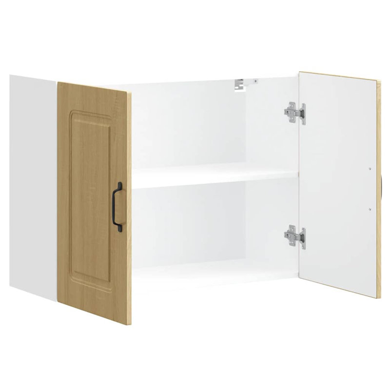Kitchen Wall Cabinet Kalmar Engineered Wood, Sonoma Oak, 60cm H x 80cm W x 31cm D