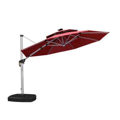Roshea Cantilever Umbrella With Wheels Base