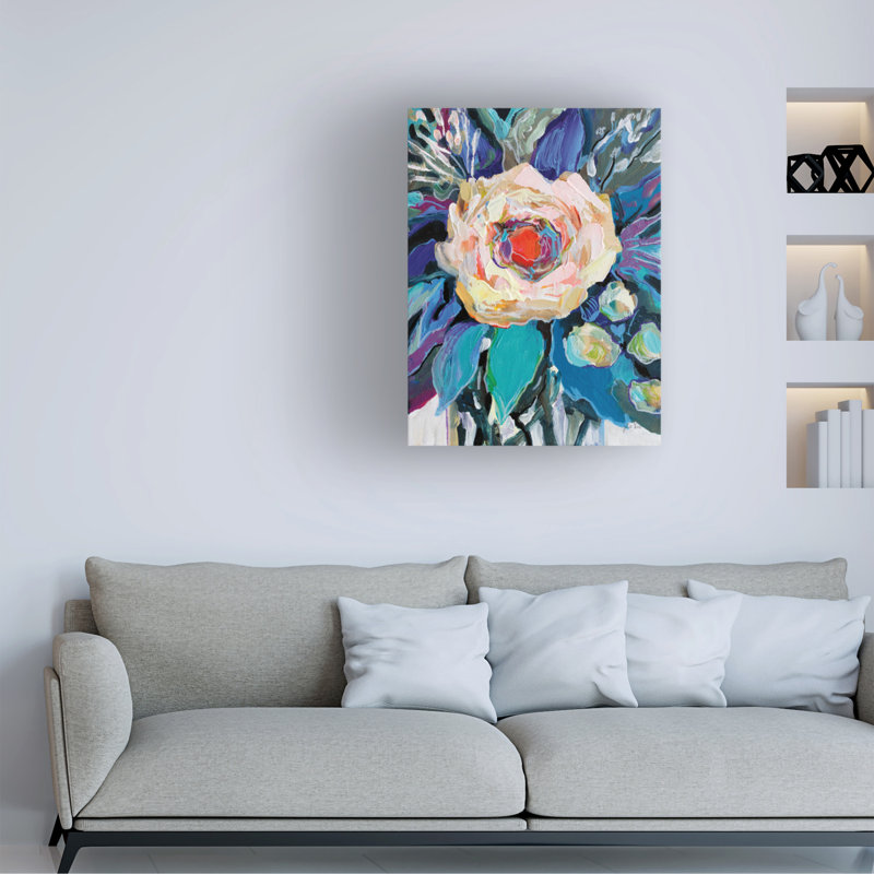 Art mural sur toile, bolette de Jeanette Vertentes, H 19 po x l 14 po