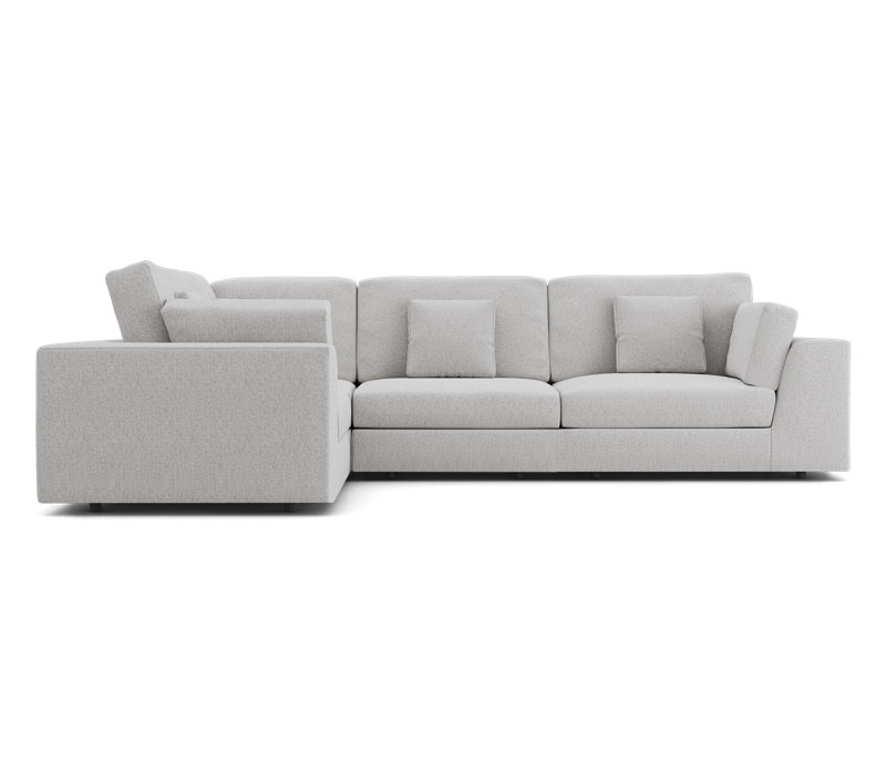 Ensemble de canapé modulaire Perry 07, Tissu gris