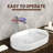 VanoFall Waterfall Vessel Brushed Nickel Single Hole, Single Handle With Drain Assembly-97742744