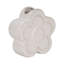 Sagebrook Home 7" Flower Power Object Vase, Ivory