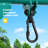 9.5' Heavy Duty Metal Swing Set