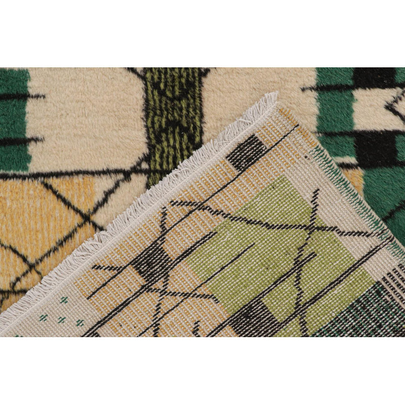 One-of-a-Kind 3'3" X 6'7" Hand Knotted Area Rug