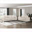 Fauteuil d'appoint modulaire à un accoudoir, revêtement multifonctionnel en velours côtelé beige avec caractéristiques intégrées