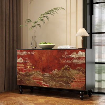 Armoire de rangement de style chinois