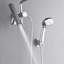 Mini pomme de douche FORNO ACQUA AcquaFALL, pomme de douche à effet de pluie, inverseur 7 fonctions, pomme de douche à main, jets de corps, débit de 1,8 GPM-116472693