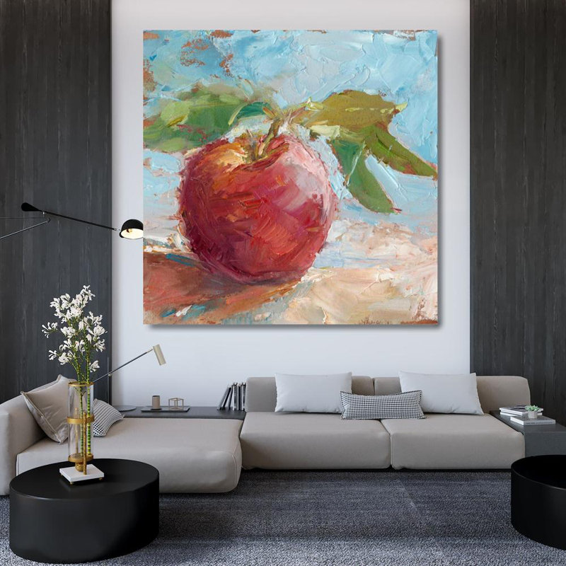 «Red Barrel Studio®» par Harper, Ethan, reproduction d'art sur toile sous le titre: Impressionist Fruit Study I