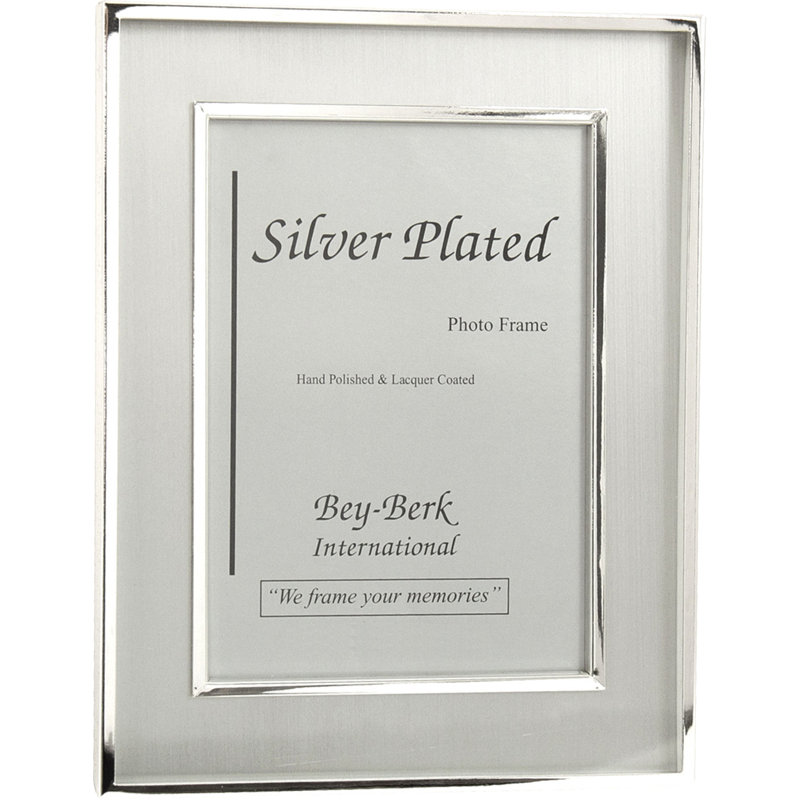Arceneaux Silver Metal Matte Picture Frame, 8" x 10"