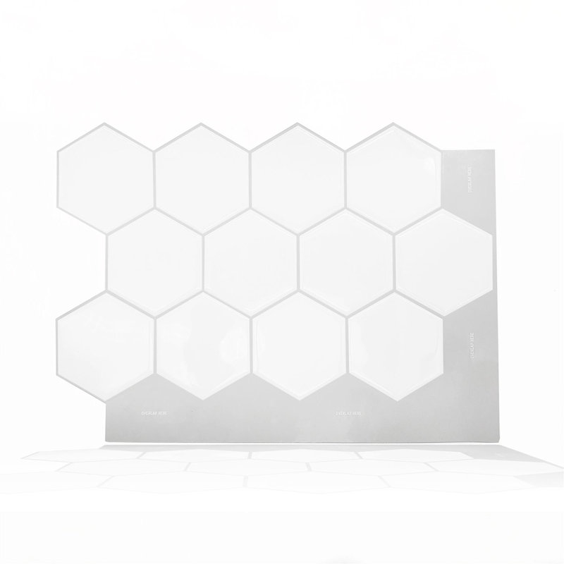 11.03 in. W x 8 in. L Peel and Stick Mosaic Tile