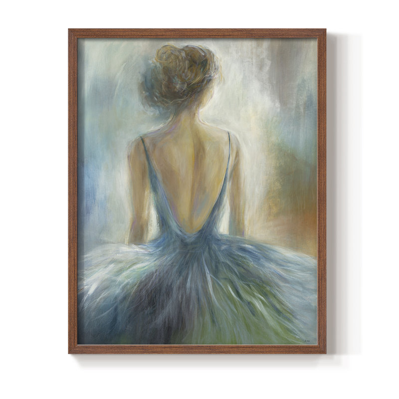 «Lady Lady», reproduction encadrée - bois massif, Brun, H 20 po x l 16 po