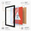 Flight Geometric Mid-Century 1 Piece Single Picture Frame Wall Art-1020391938-1020391940