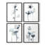 «UK CH Midnight Blossoms I», ensemble de 4 reproductions encadrées-874290136-874290139