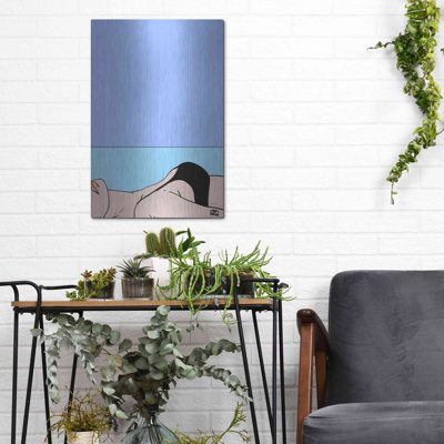 Red Barrel Studio® 'Sea II' by Giuseppe Cristiano, Metal Wall Art
